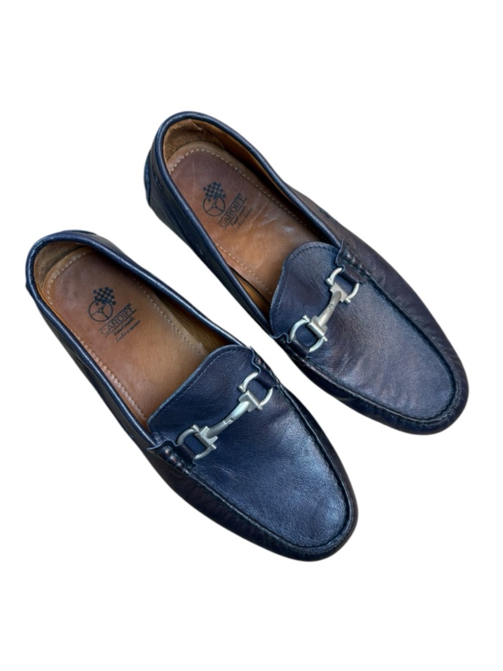 Cardiff Leather Bit Slip-On Loafers Men’s Shoes - EU Size 41 - EUC